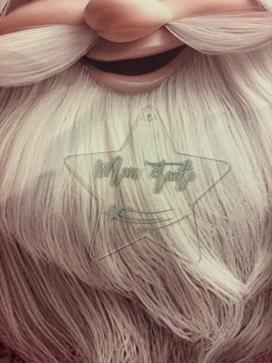 Boule de Noël étoile