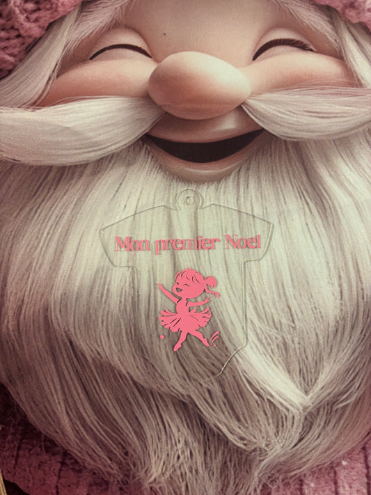 Boule de Noël body bébé