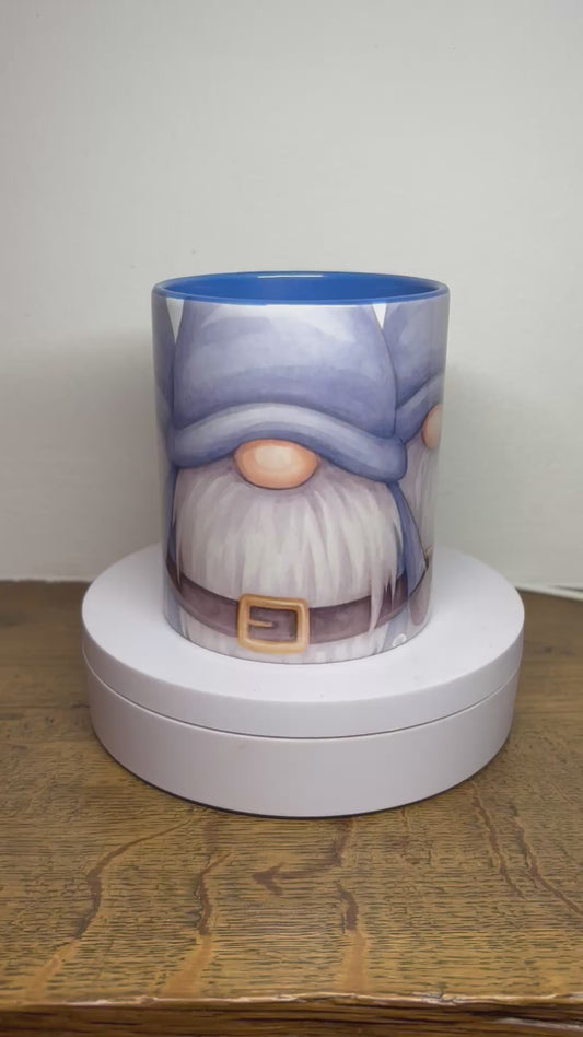 Mug de Noël bleu(P)