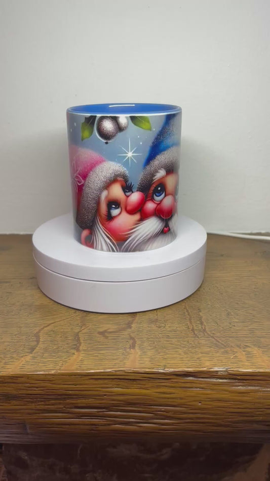 Mug de Noël bleu(S)