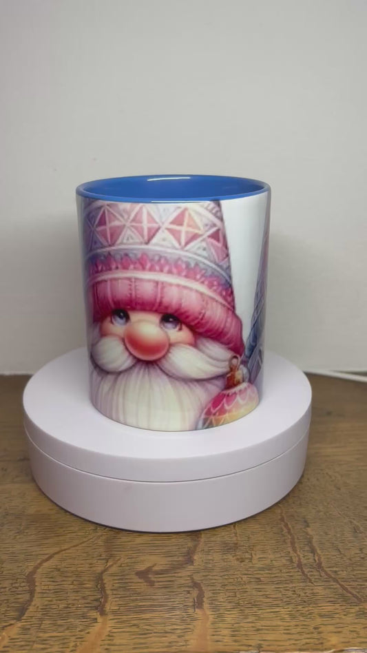 Mug de Noël bleu(Q)
